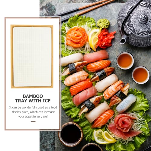 Plato para sushi resistente Angoily con bandeja multifunción miniatura 3