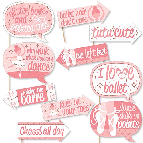 Big Dot of Happiness Funny Tutu Cute Ballerina - Ballet Birthday ...