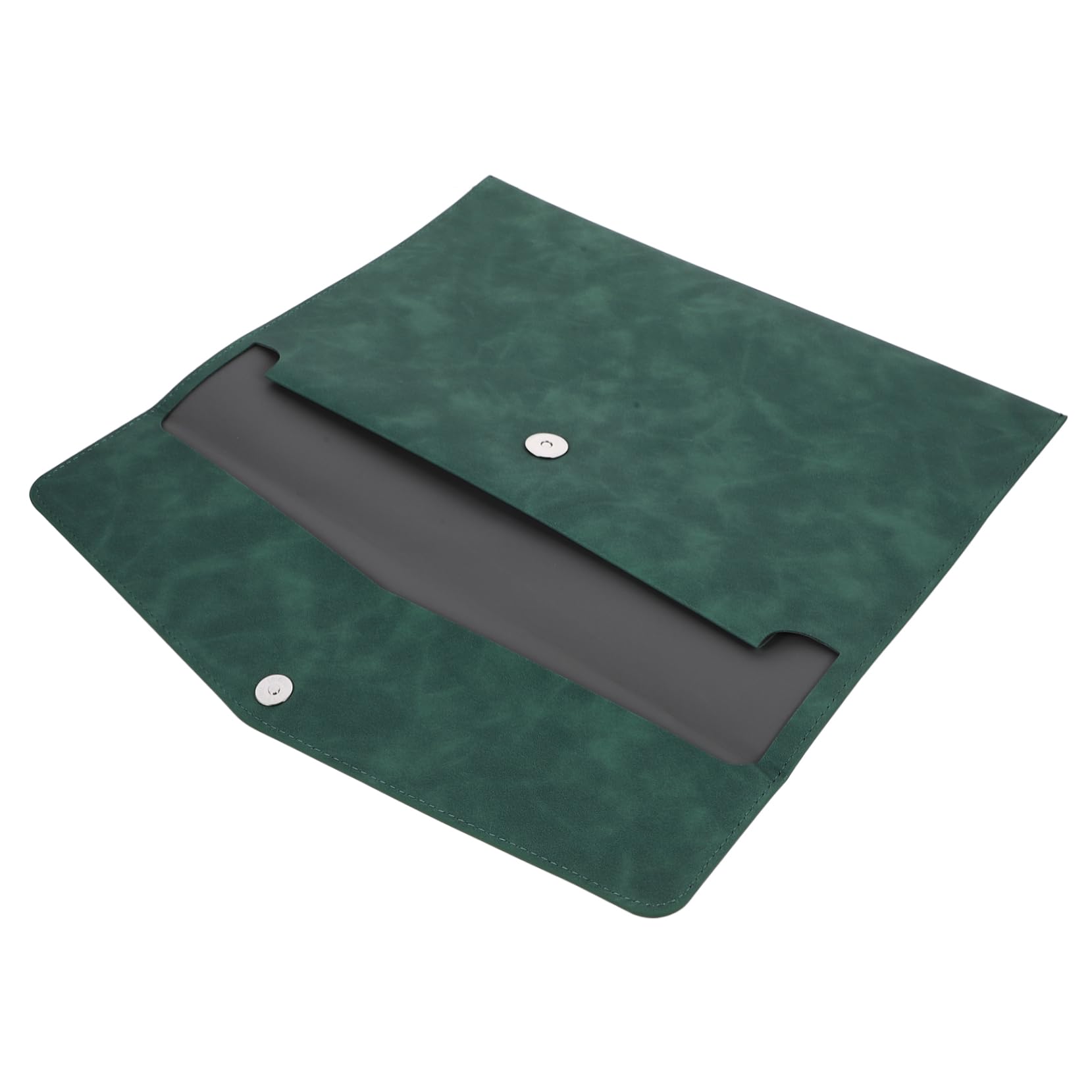 DOITOOL Borsa Portadocumenti in Ecopelle Pieghevole Con Bottone Organizer Cartelletta Per Ufficio e Viaggi Porta File Multifunzionale Per Contratti e Fatture Custodia Portatile Per Donna e