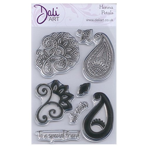 Dali Art, timbri Trasparenti per henné, Formato A6...