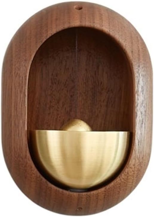 Doorbells Magnet Doorbell Wood Bell Gentle Sound Bell Entrance Decorative Doorbell Wind Chimes Fridge Magnet Cute Room Deco