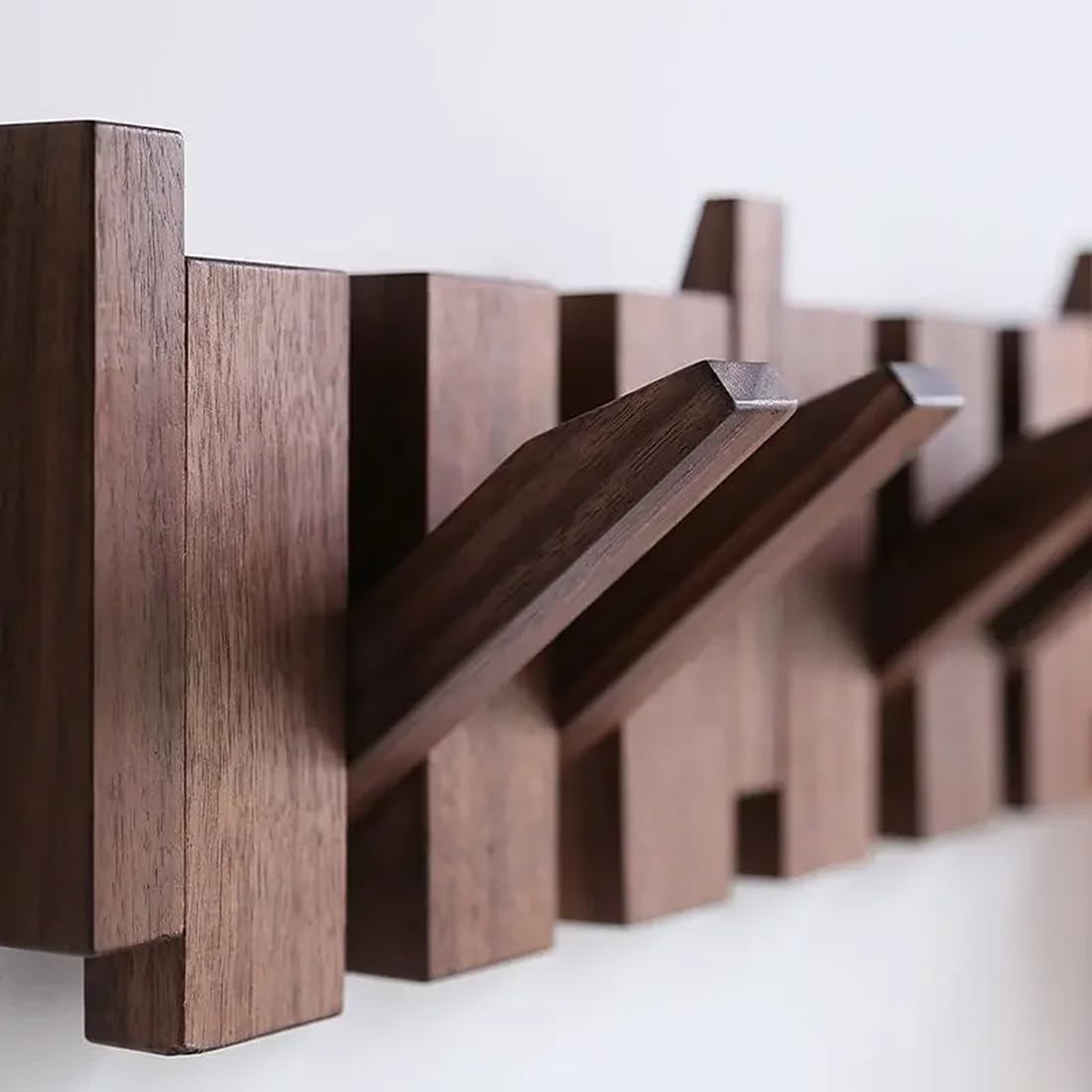 Perchero de Pared para Colgar Sombreros, Llaves, Bolsos, Puerta de Entrada, Decoración del Hogar, Muebles A