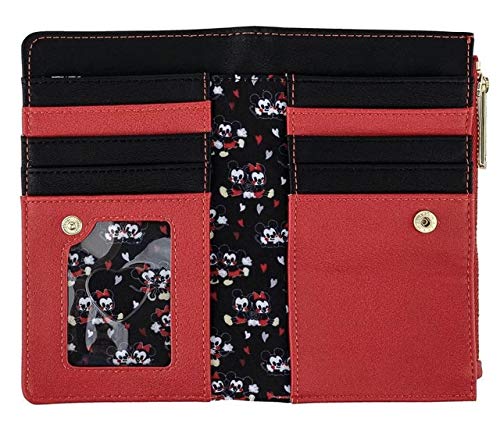 Loungefly Disney Mickey and Minnie Mouse Love AOP Faux Leather Wallet3