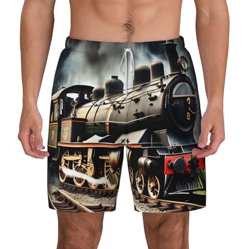 Short de bain locomotive homme séchage rapide pour surf d'été