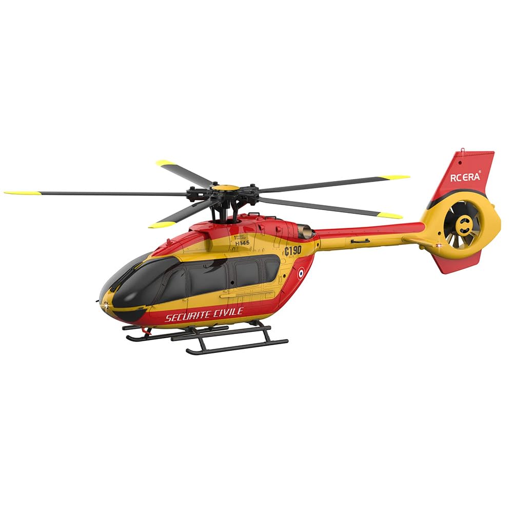 Torcster Hubschrauber H-145 gelb Brushless 6G 335mm RTF 2,4G Ferngesteuert 3D Anfänger Indoor Heli
