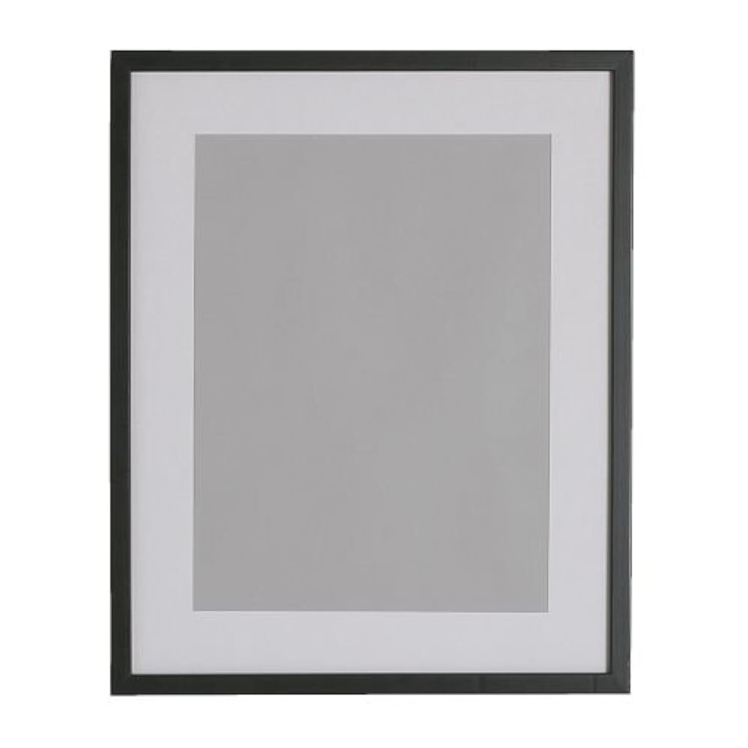 RIBBA Frame, Black, 30x40 cm, Fits A4 size pictures if used with the mount. The mount enhances the picture and makes framing easy.