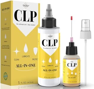 Gun Oil 4 oz & 1 oz Needle Oiler, Multi-Purpose Gun Cleaner, Gun Cleaning Kit CLP and Gun Oil Cleaner, Lubricant and Protector - by Qucship