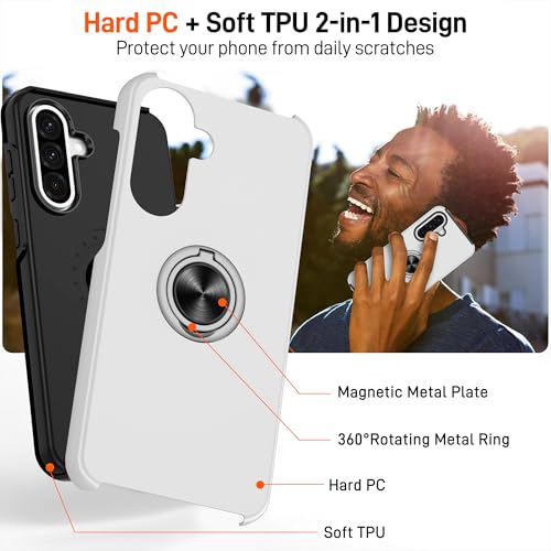 Coque Samsung Galaxy A36 5G lot de 2 avec protège-écran béquille - 5