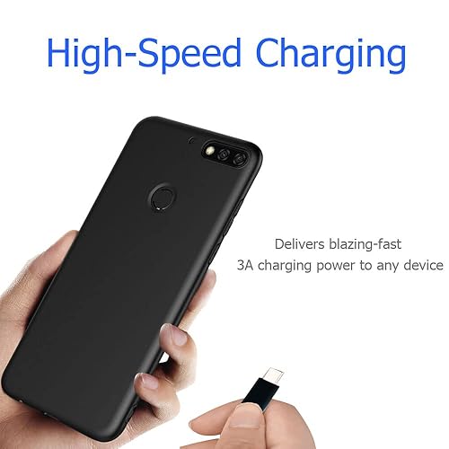 Miniatura 8 de Cable de carga rápida USB-C a USB tipo A de 6 pies para iPad Pro 12911 2018 Galaxy Ultra S20S10 S9 Note 10 Tab S4 Nintendo Switch MacBook Air Google