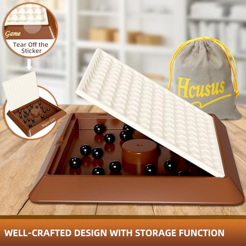 Image of Magnet Game, Board Games for Kids 8-12, Family Games for Kids and Adults, Magnetic Game Chess with Storage Board for Family Game Night, 2-4 Players