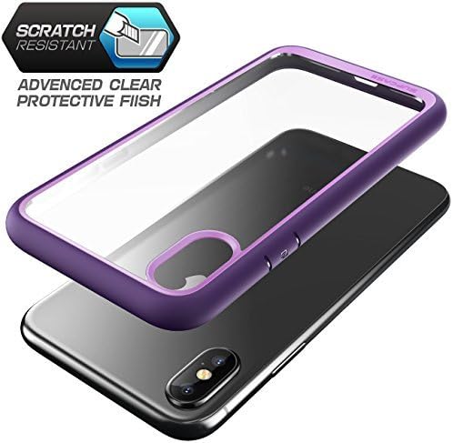 SUPCASE [Unicorn Beetle Style] Case Designed for iPhone X, iPhone XS, Premium Hybrid Protective Clear Case for Apple iPhone X 2017/ iPhone XS 2018 Release (Violet)