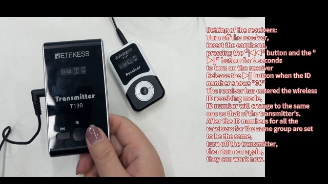 Retekess Sistema Guida Audio Tour - Ricevitori Wireless Con Microfono Per Musei, Chiese E Gruppi - Foto 5