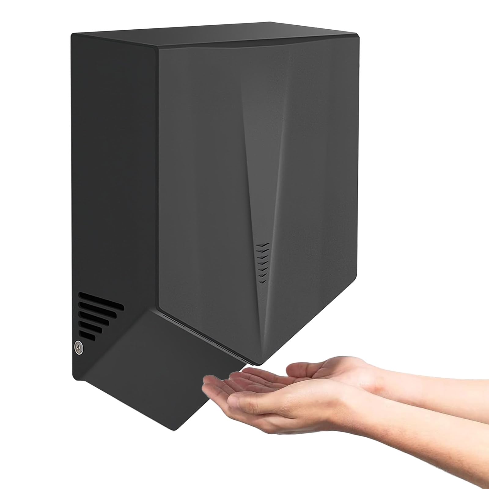Asciugamani Elettrico Commerciale ad Alta velocità con Filtro HEPA, 1500 W, sensore Automatico, Doppio Flusso Daria, Asciugatura in 5-8 Secondi.