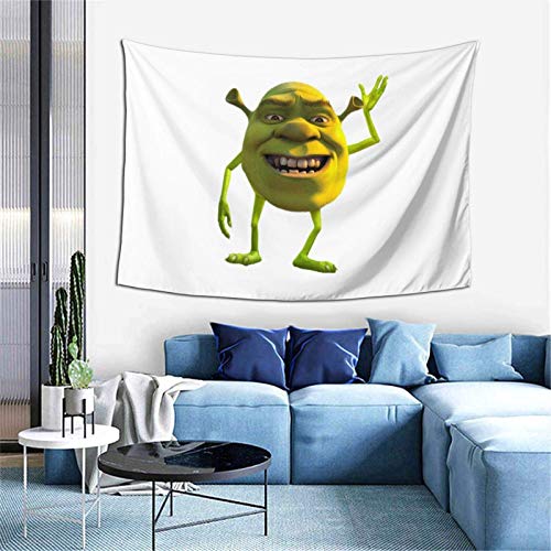 Shrek wazows-ki Tapestry Wall Hanging Anime Tapestries Wall Art Wall Tapestry Home Decor for Bedroom Living Room Dorm (40 x 60 inches)