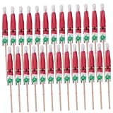 OFFIGAM 50個 パーティー用 ピック フルーツ飾り付き紙製傘トッパー 飲み物や前菜に 調理済み表面で 家やイベント用