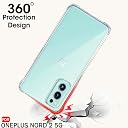 TheGiftKart Crystal Clear Back Cover Case for Oneplus Nord 2 5G / Oneplus Nord 2 5G Pac-Man Edition | Shock Proof 360° Protection | Hard Clear Back Cover Case (PC & TPU, Transparent Bumper) gallery image