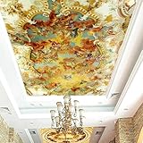 YUMEJUAN Angel sky ceiling 3D wallpaper mural, living room, bedroom office wall art poster
