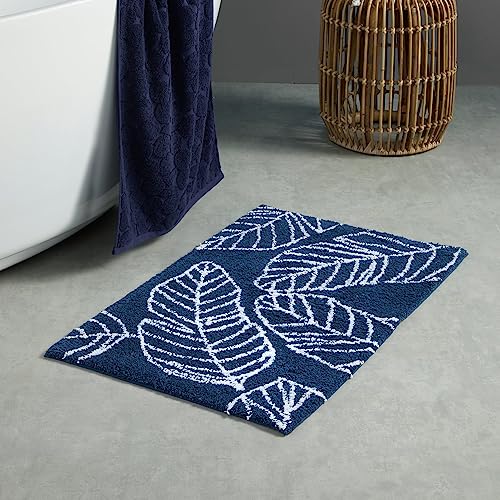 Fusion Bathroom - Matteo - Bath Mat 50x80cm in Navy