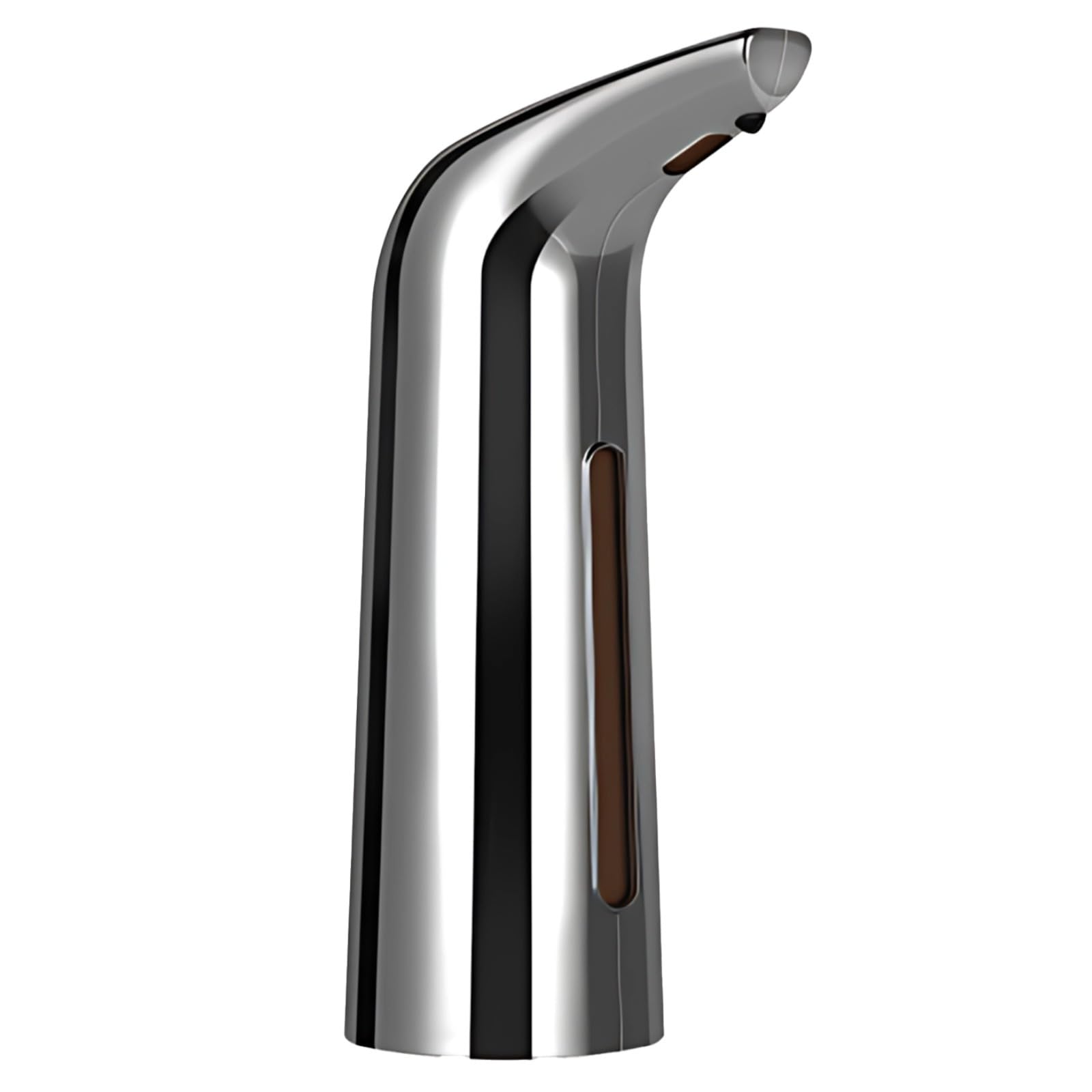 Czujnik podczerwieni bezdotykowy, automatyczny dozownik mydła, zlewozmywak kuchnia łazienka, 383.6 g 400 ml pojemność duży, Ipx7 Design wodoodporny, czysty łatwy, nowoczesny estetyczny srebrny