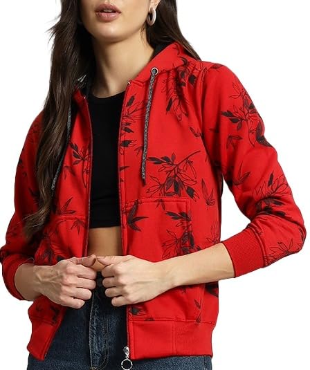 Image of eKools Women's Fleece Fullsleeves Jacket (Flee02)