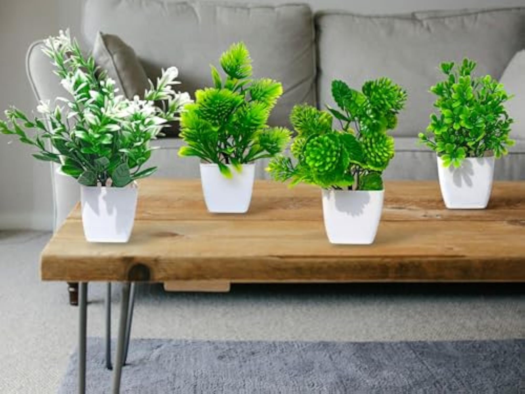 Artificial Plant with Pot for Home Decor