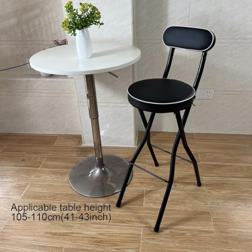Tabouret de bar pliable rembourré solide pour optimiser l'espace dans les petits salons - 2