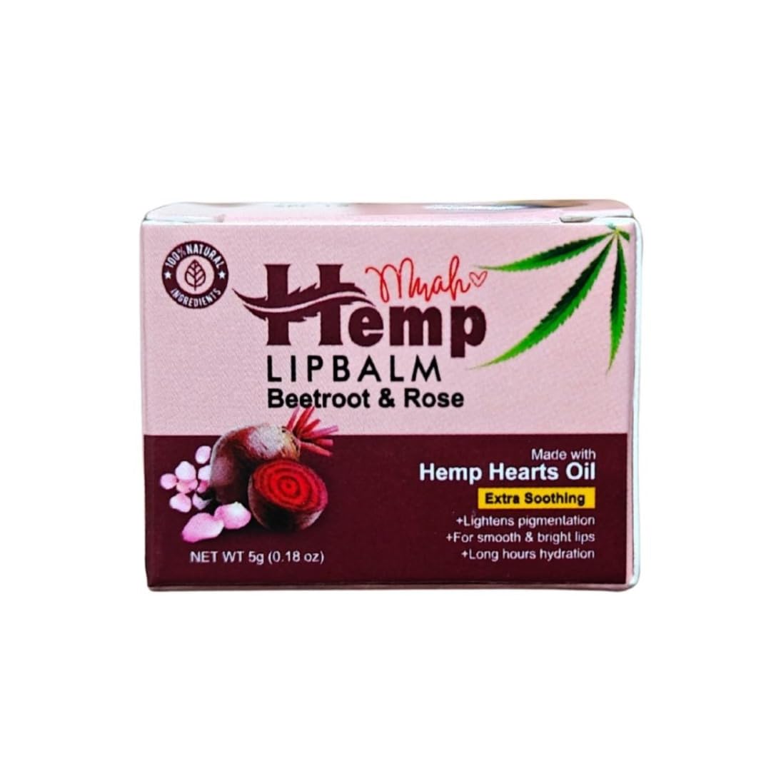 INDUS HEMP Lip Balm | Beetroot & Rose | SPF 15 | Soft & Baby Pink Lips | Natural Nourishment, Hydration | Anti-Dryness, Long-Lasting Moisture | Hydrating Lip Care for Smooth Lips-image-28