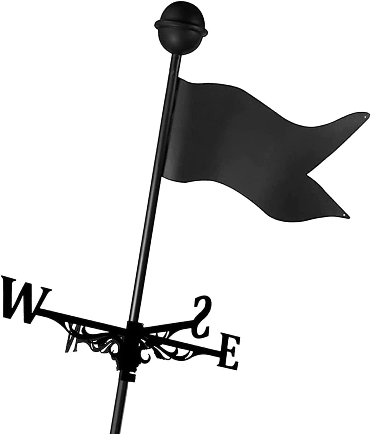 Weather Vane Stainless Steel Weathervane for Garden Retro Sailboats Warships Pirate Ships Weathercock Creative Garden Stake