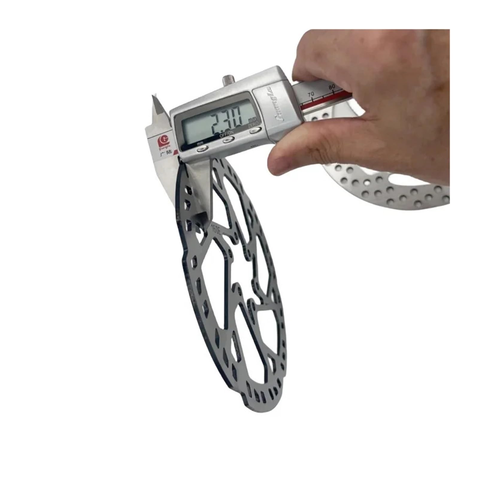 Generico Rotore Freno Bici 2.3MM, 140 160 180 203mm | 220mm, acciaio inox, centro foro 44mm, foro più vicino 22mm, 1 rotore con sei viti