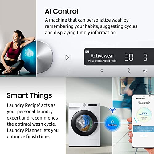 "Upgrade Your Laundry with Samsung's 7 Kg Fully-Automatic Front Loading Washing Machine - Equipped with AI Control, Wi-Fi connectivity, 5-Star Rating, and Digital Inverter Technology!"