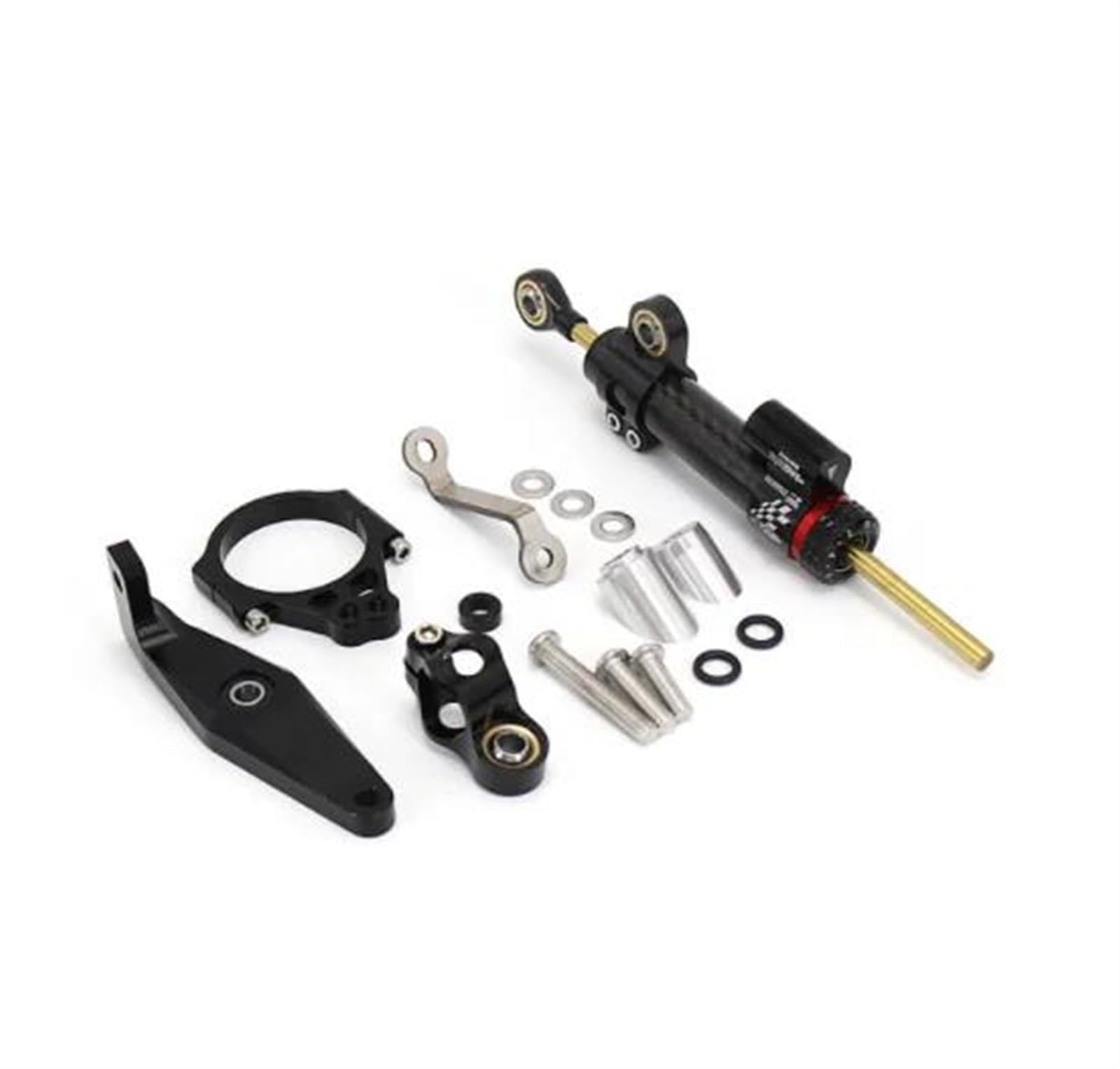 Regolabile Stabilizzatore Ammortizzatore di Sterzo per Moto per Yamaha MT09 MT-09 MT 09 SP 2021 2022 2023 2024 Controllo Stabilizzazione Kit Staffa di Montaggio(X-3)