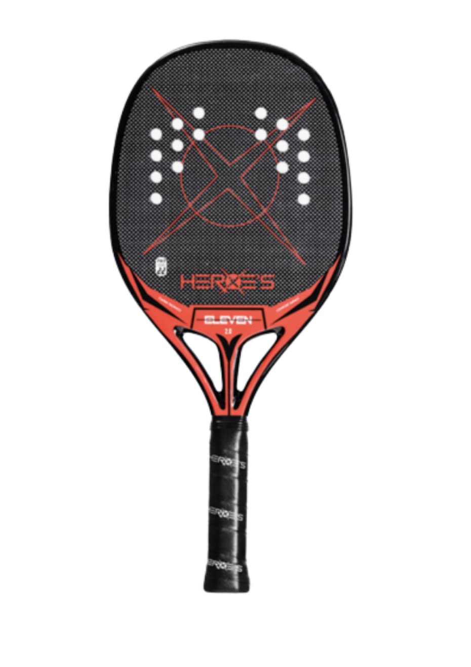 Heroe's Racchetta Beach Tennis Eleven Black