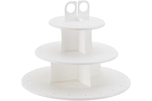 Sweet Creations Cupcake and Cake Pop 3-Tier Display Stand