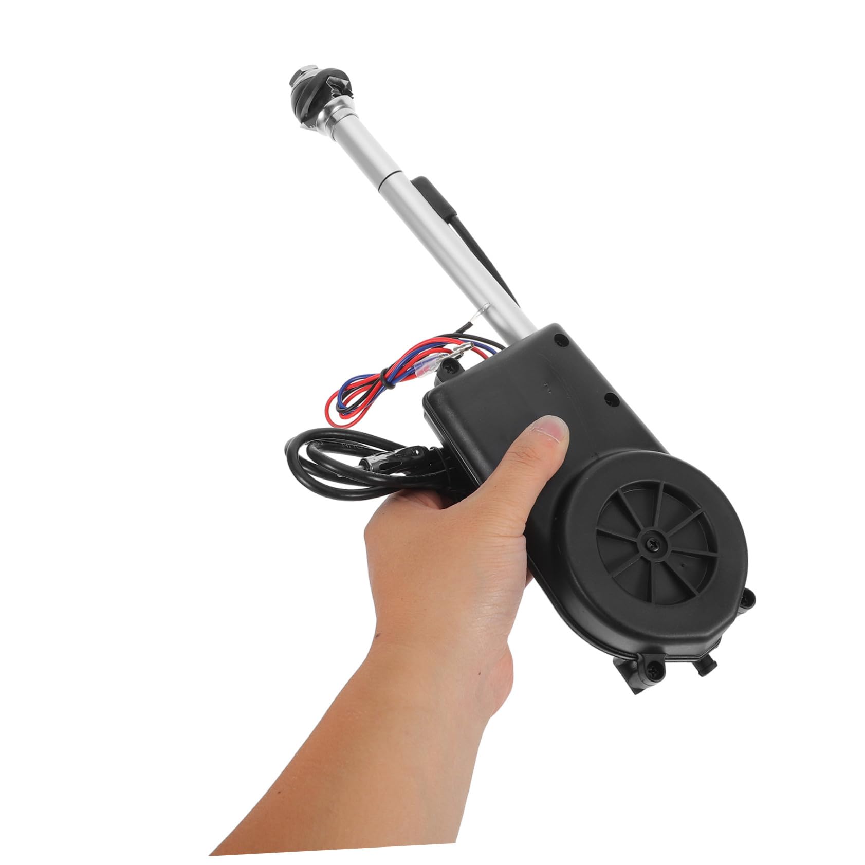 ABOOFAN Antenne Radio Automatique Télescopique pour Voiture, en Métal et Plastique, à Commande à Distance, Remplacement pour Radio Am/FM, Usage Automobile
