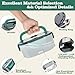 Buddew Electric Heated Lunch Box, 80W Fast Heating, 1.5L Food-Grade 304 Stainless Steel, 12V/24V/110V Portable Food Warmer for Car Truck Office Adults, Lonchera Electrica Portatil (Green)