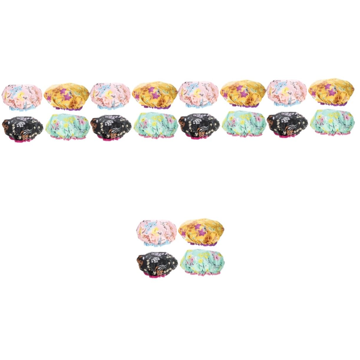 Beavorty 20 Piezas Gorro De Ducha Gorros De Ducha Desechables Pañuelos Cabeza Mujer Pañuelo Cabeza Mujer Gorros De Baño Domésticos Gorros De Baño De Viaje Decorar Poliéster Perder Familiar