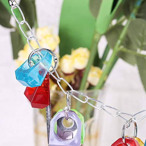 Parrot Toys, Bird Chew Toys, Plastic Metal Colorful Bird Chewing Toy for African Grey for Big Breasted for Alexander - Image 2