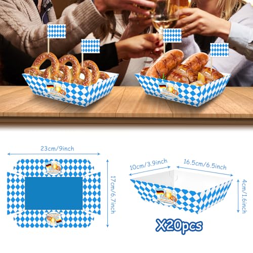 Bannière allemande bavaroise et vaisselle pour votre soirée Oktoberfest - 3