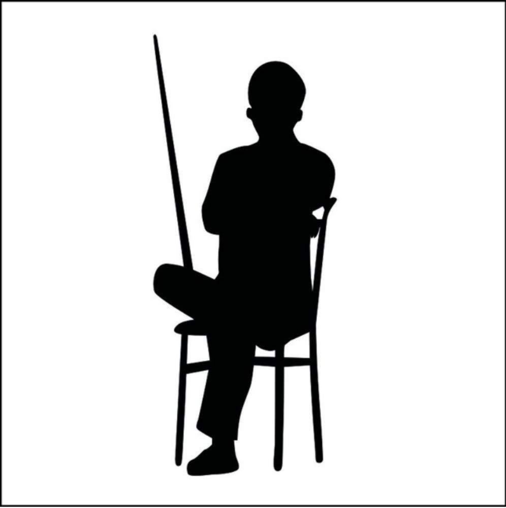 Billiards Sticker Snooker Decal Vinyl Wall Decals Decor Mural Billiards Sticker 24X58Cm
