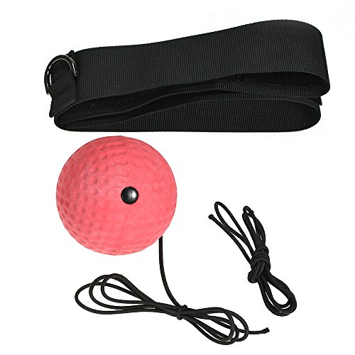 Andoer Boxe Reflex Ball Fight Ball com faixa ajustável para reflex Speed ​​Training Boxe Punch Exerc