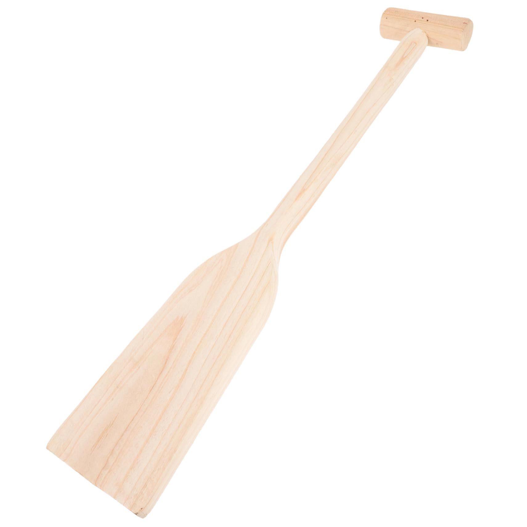 Alipis Wood Paddle for Canoes 19.5 Inch Beige Lightweight Wood Oar