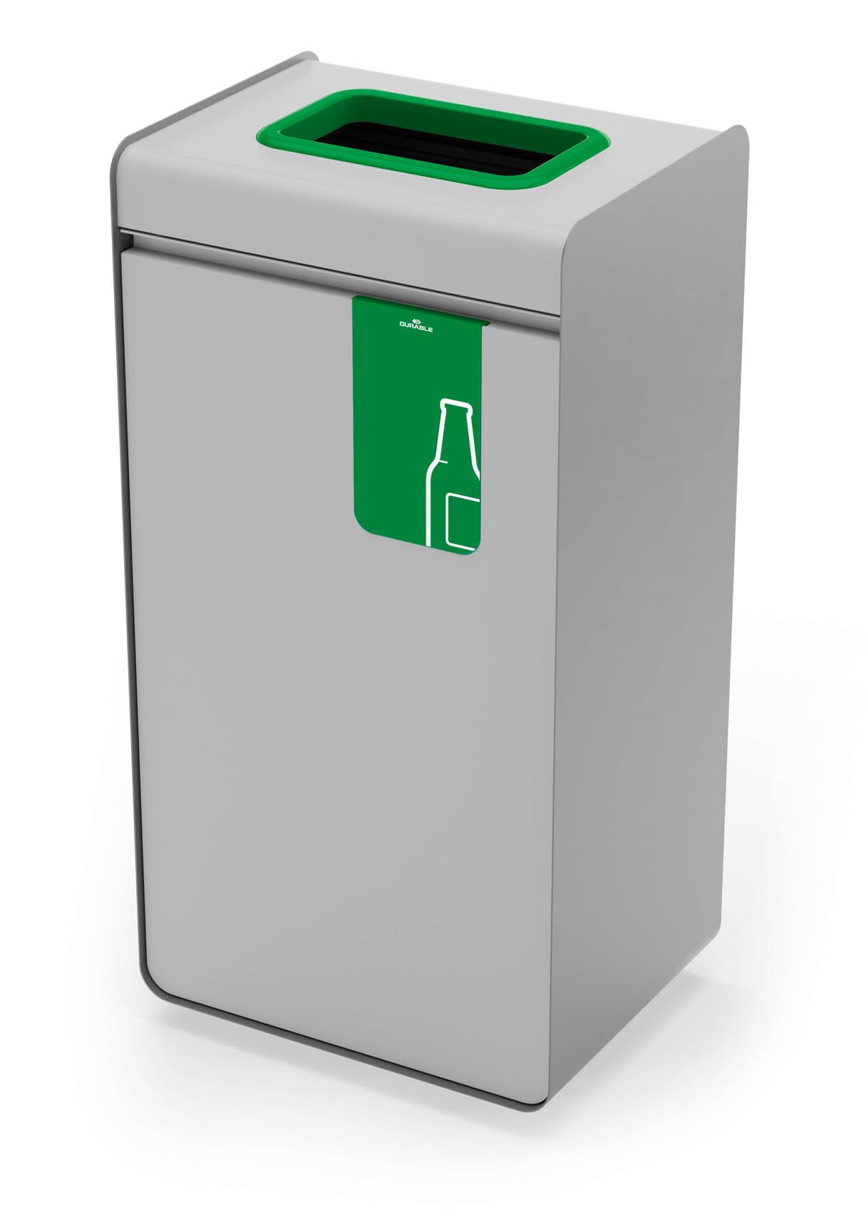 Collecteur de tri pour le verre Durasort en acier durable avec seau amovible