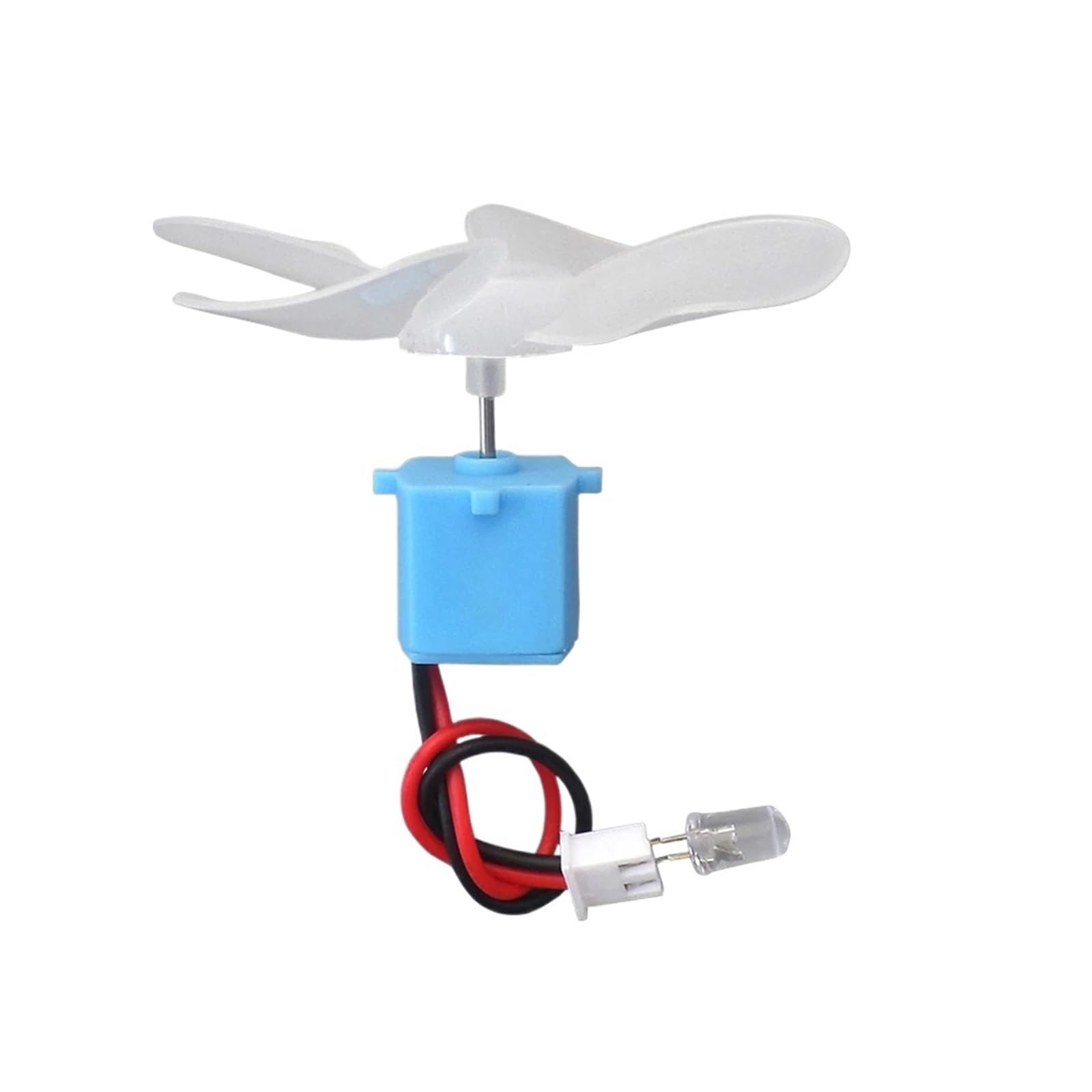 Generador de viento LED y motor eólico pequeño para experimentos