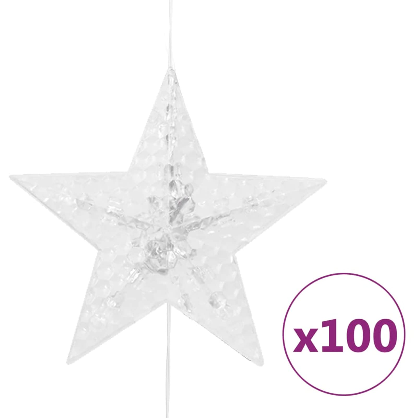 LAPOOH Kurtyna świetlna gwiazdy 500 diod LED ciepła biel 8 funkcji, zewnętrzne światła świąteczne, girlanda światła wewnętrzne, dekoracyjne światła do pokoju, dekoracja świąteczna do domu, wróżki