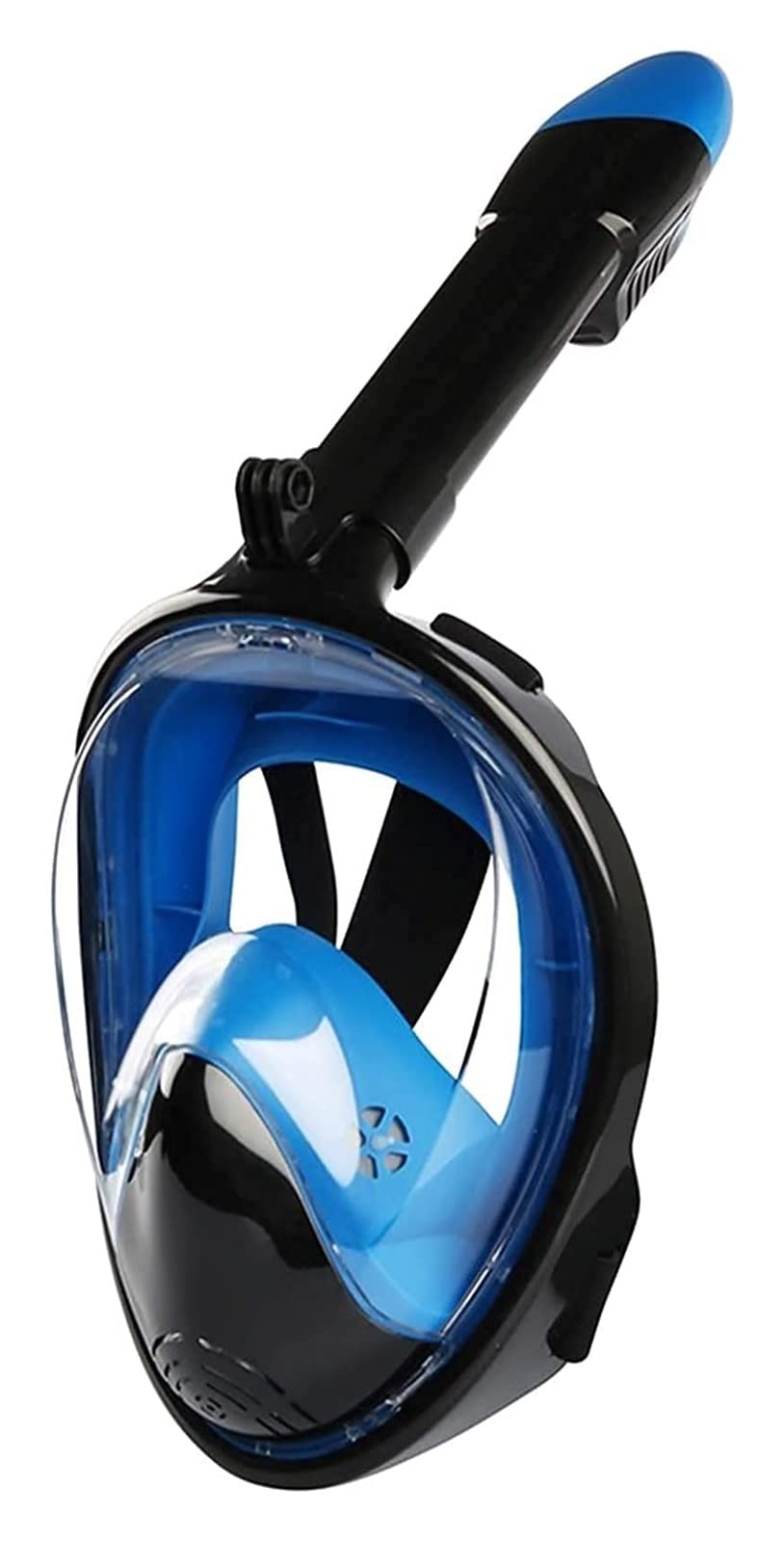 Maschere subacquee Maschera Subacquea Antiappannamento Maschera da Snorkeling a Pieno facciale Nuoto Snorkel Attrezzatura da Immersione per Adulti e Bambini (Blue 2 S)