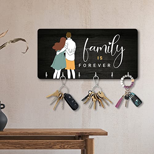 Image of kotart Unique Stylish Modern Wooden Key Holder for Home Decor Living Room Office with Stylish Key Organizer | Designer Wall Decor | Wall Art Decorative Items | Wall Decoration (Hanging 5)