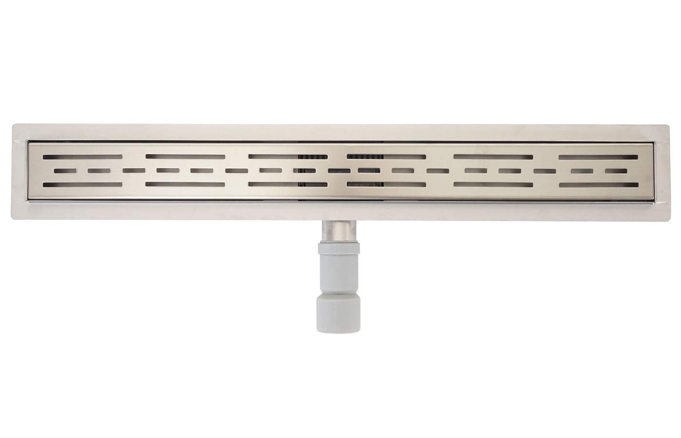 Mendler HWC-D94a - Canaleta para desagüe de ducha (sifón de acero inoxidable, 50-120 cm)