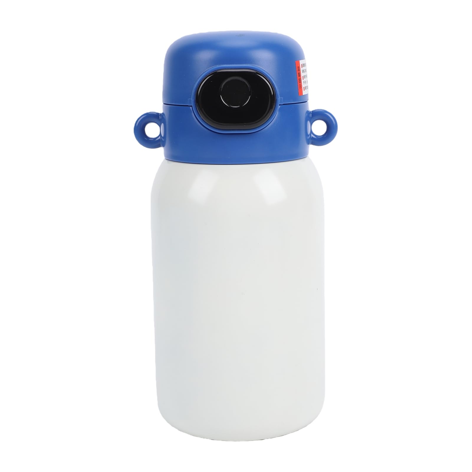 Asixxsix Bottiglia D'acqua Isolata, Sblocco con Impronta Digitale Borraccia Isolata in Acciaio Inossidabile IPX7 Borraccia Sportiva da 550 Ml con Blocco Intelligente