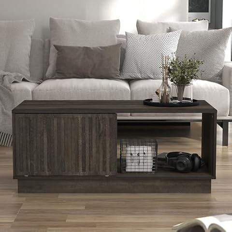 Galano Ryuki Coffee Table with Storage Cover