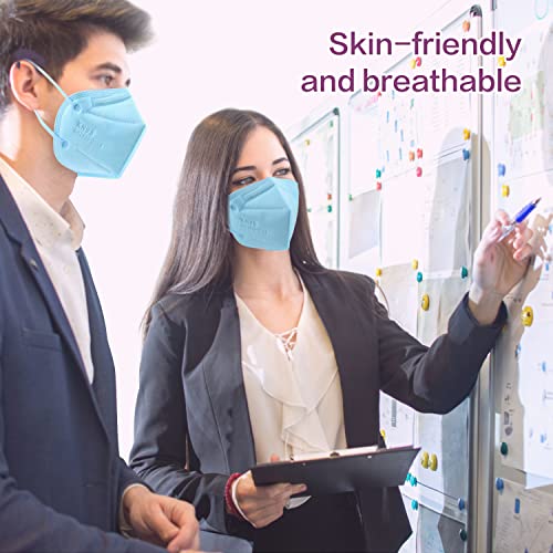 Image of Miuphro KN95 Face Mask, 5-Layer Design Cup Dust Safety KN95 Masks 50 Pack
